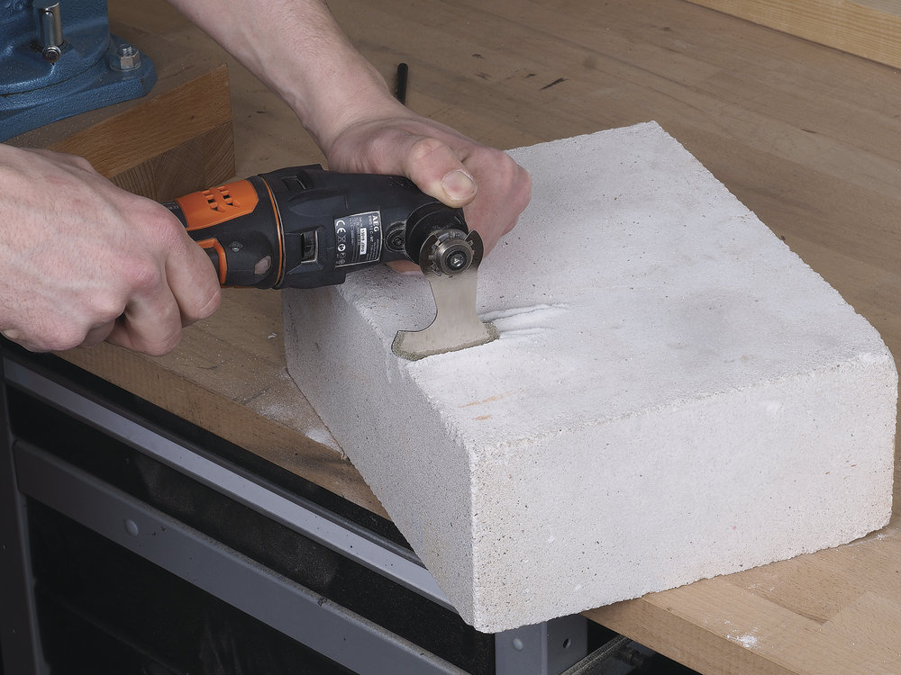 Wolfcraft řezací plátek ve tvaru sekery PRO 3950000 - Obrázek 3