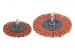 Wolfcraft Nylonový kartáč tvrdý 75mm kotouč stopka 6 1500000
