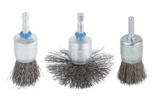Wolfcraft Kartáč drátěný štětec 50 mm stopka 6mm 2712000
