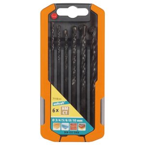 Wolfcraft Sada 6ks viceúčelový vrták ø3-10mm 7114000