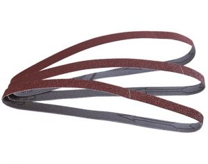 Wolfcraft 3 x textilní brusné pásy  80  1725000