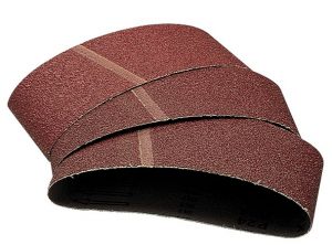 Wolfcraft 3 x textilní brusné pásy  80  1862000
