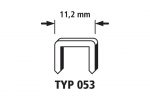 Wolfcraft Široké sponky do sponkovačky výška 10 mm 1000 ks  7036000