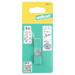 Wolfcraft 6ks náhradních nožů pro 5892000 a 4151, obj. Číslo 5893000