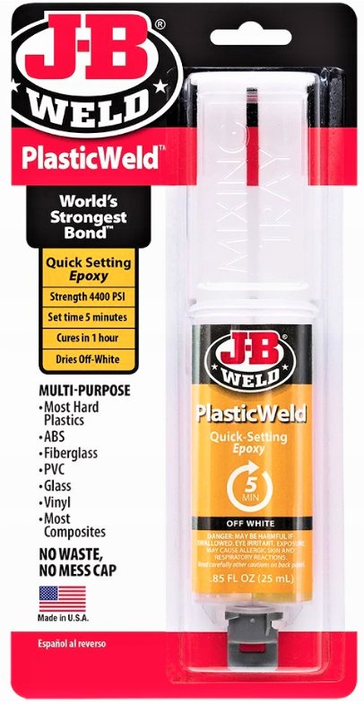 J-B WELD 50132 čiré rychleschnoucí epoxidové lepidlo PlasticWeld ( 25ml )